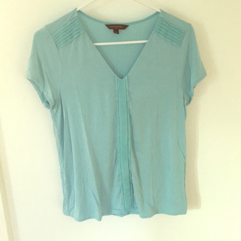Banana republic Light teal shirt sleeve